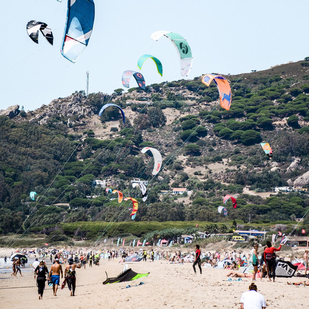 kitesurf en tarifa playa los lances