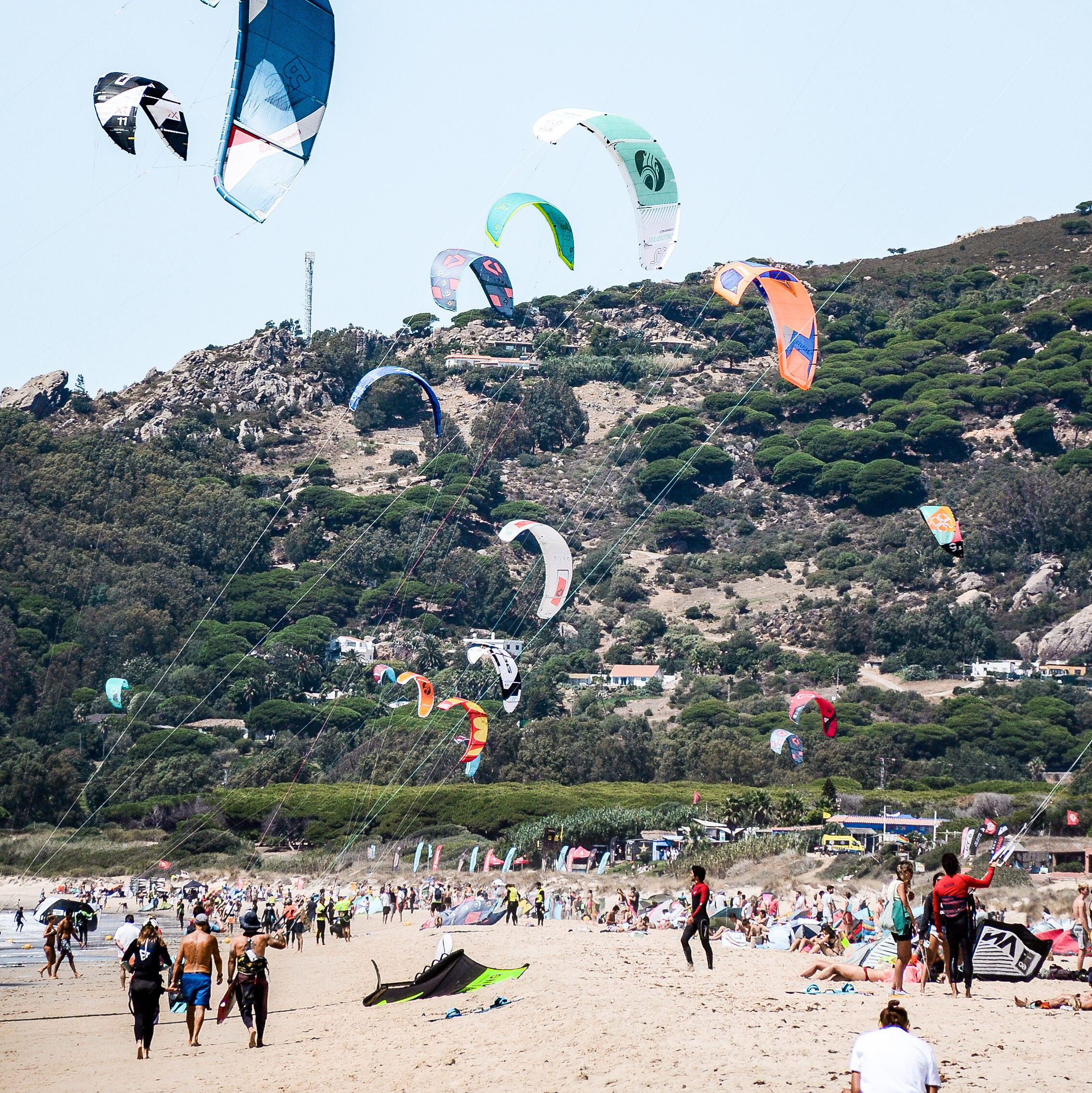 kitesurf en tarifa playa los lances